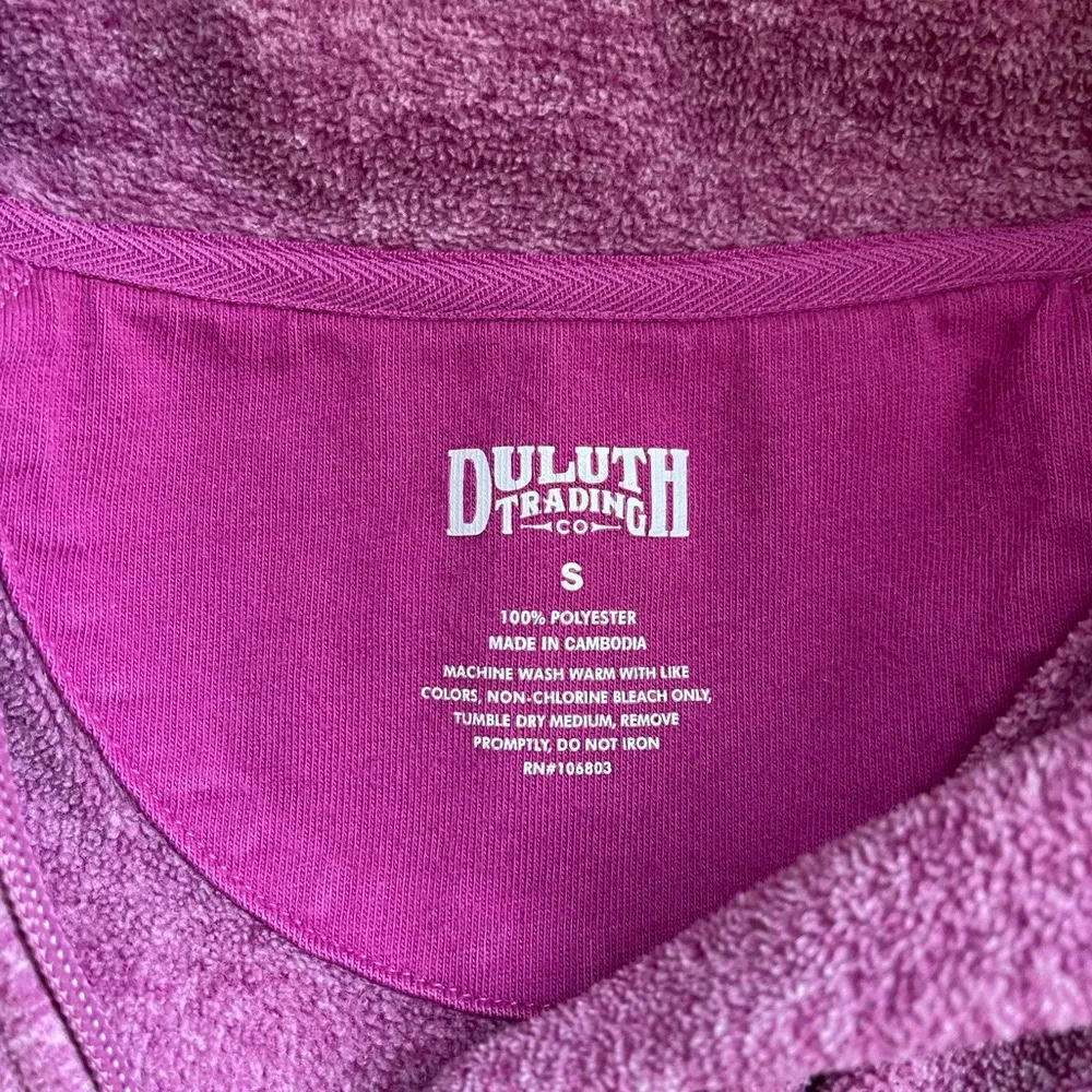 Lake Frost Magenta Pink Full Zip Fleece Jacket - Image 6