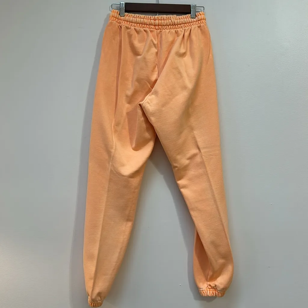 Talentless Jogger Sweatpants‎ Neon Orange Size Medium - Image 2