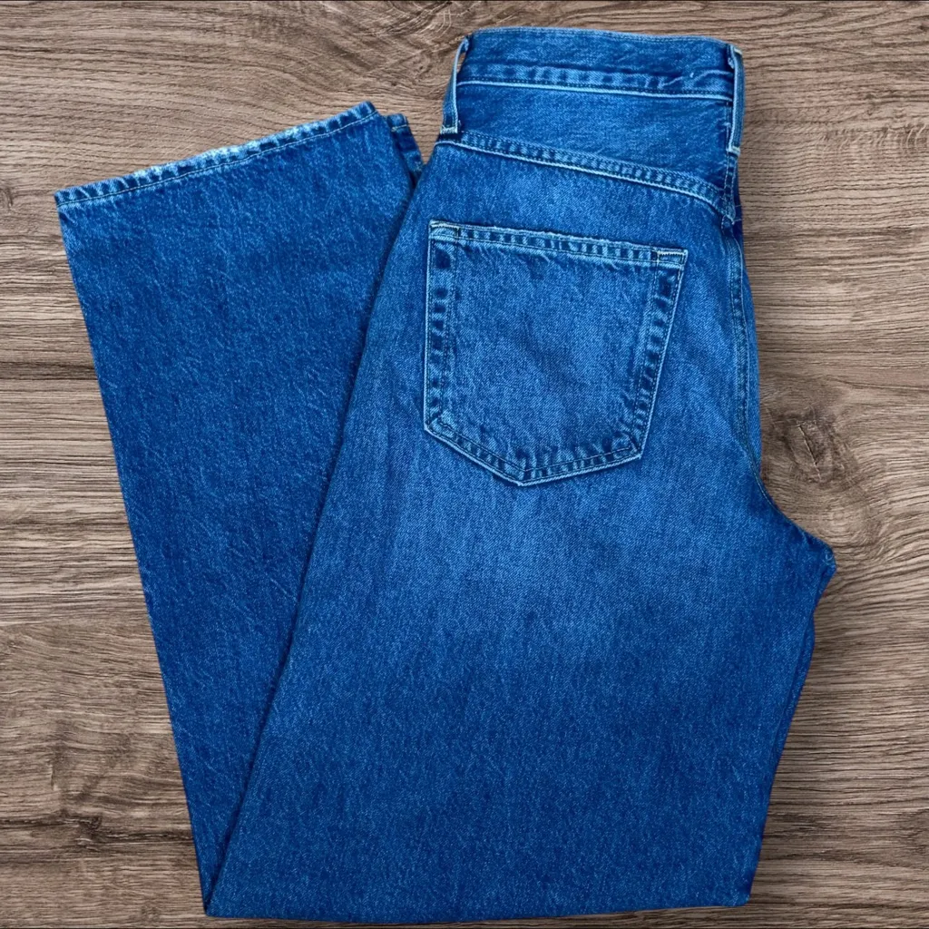 AMO Sandra Baggy Jeans – Emotion 100% Cotton Size 24 Blue - Image 12