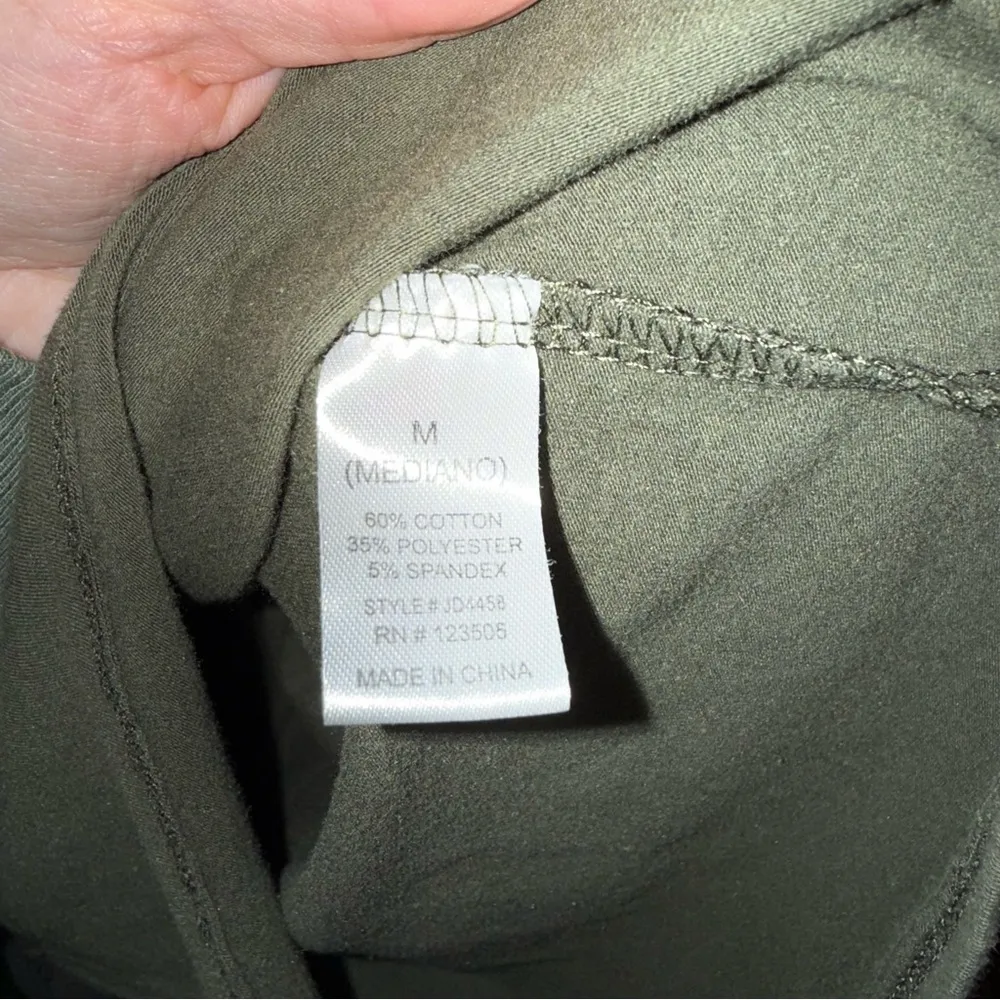 Heart Hips Green Sheath Dress with Bateau Neckline Size M - Image 3