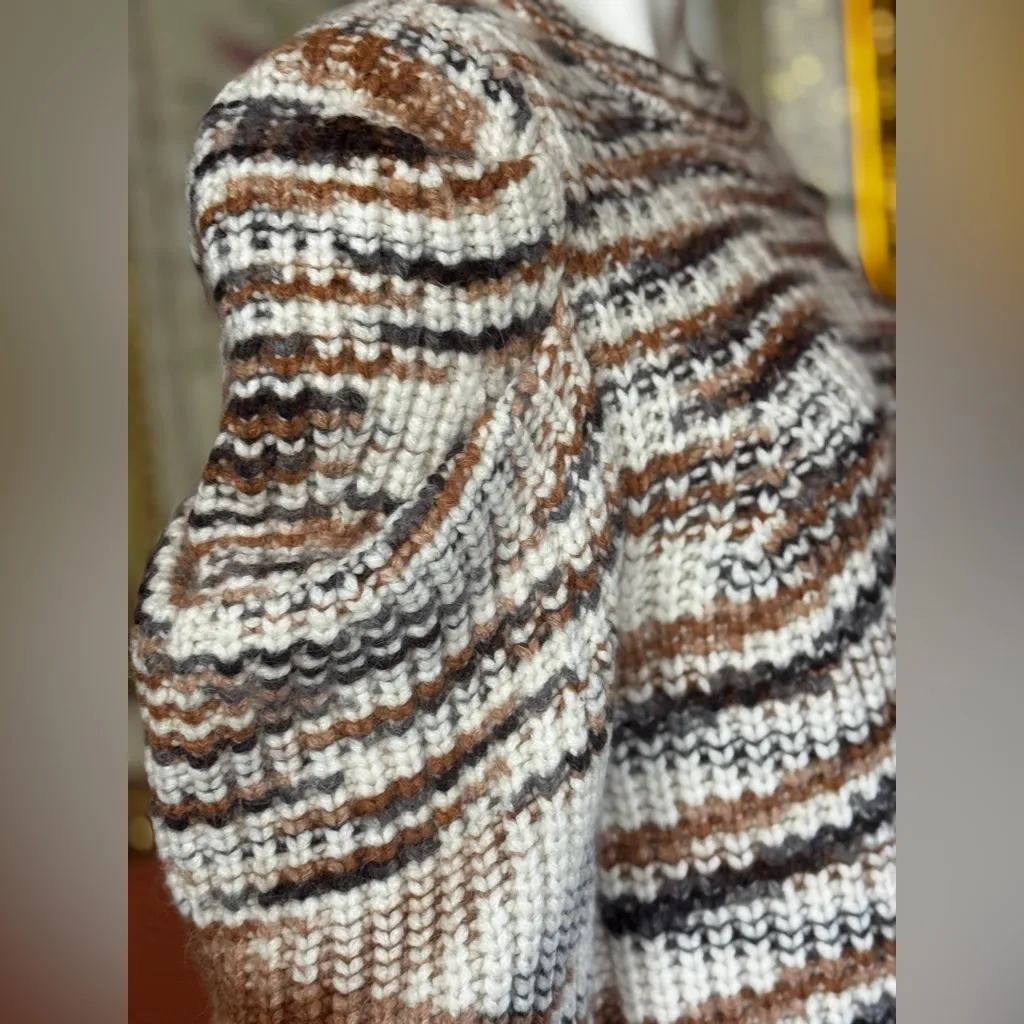 Ulla Johnson Marled Tapir Knit Daphne Pullover Sweater - Image 8
