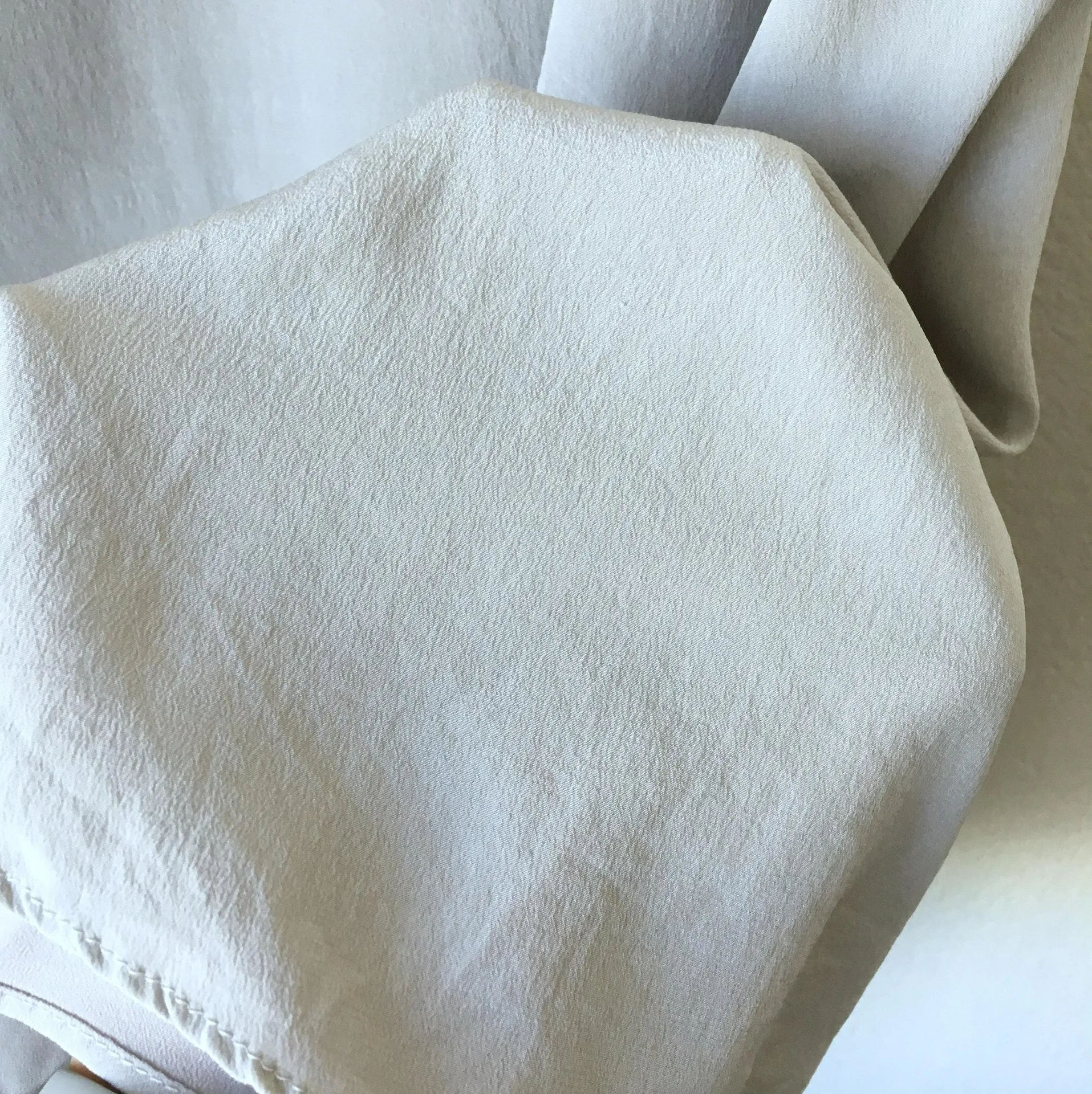 Silver Grey Silk Shift Dress - Image 7