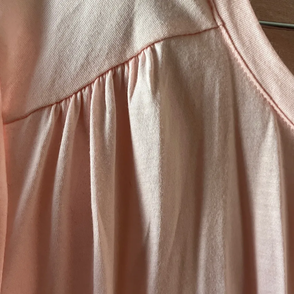 Lands' End Light Pink Cotton cardigan large - Image 5