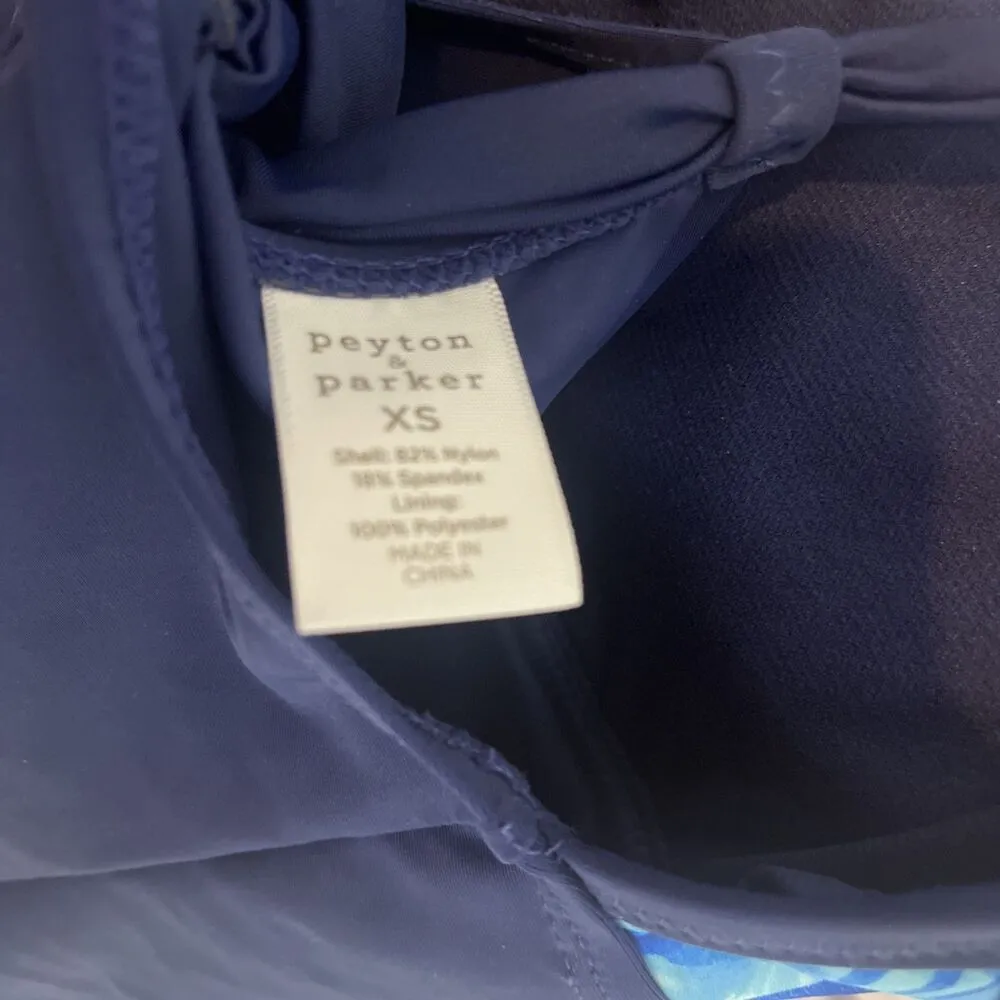 Peyton & Parker Women’s NWT Blue Swim Tankini Top Size XS - Image 5