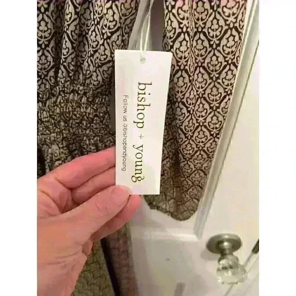 Bishop and Young Anthropologie Serita Smocked Dress size‎ S NWT - Image 4