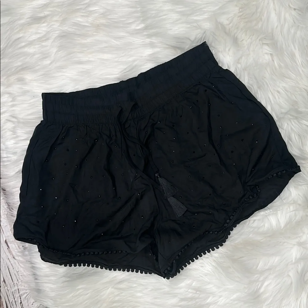 Victoria's Secret Swim Coverup Shorts Black - Image 3