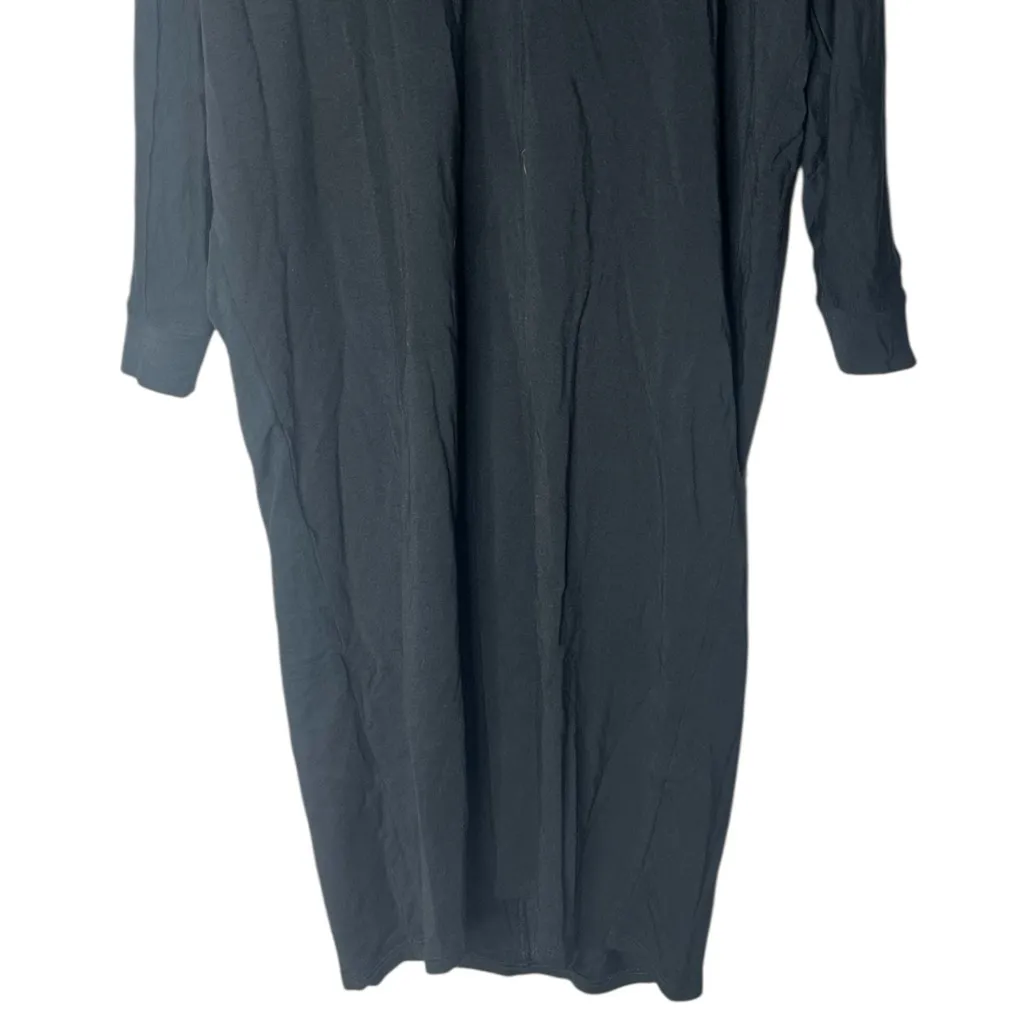 Hatch Visitor Maternity Midi Dress Black One Size Size undefined - Image 5