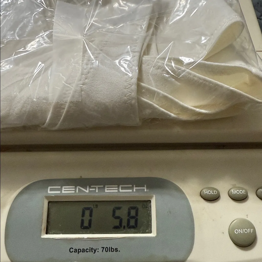 Shinestar size small bodysuit scoop neck off white new - Image 8