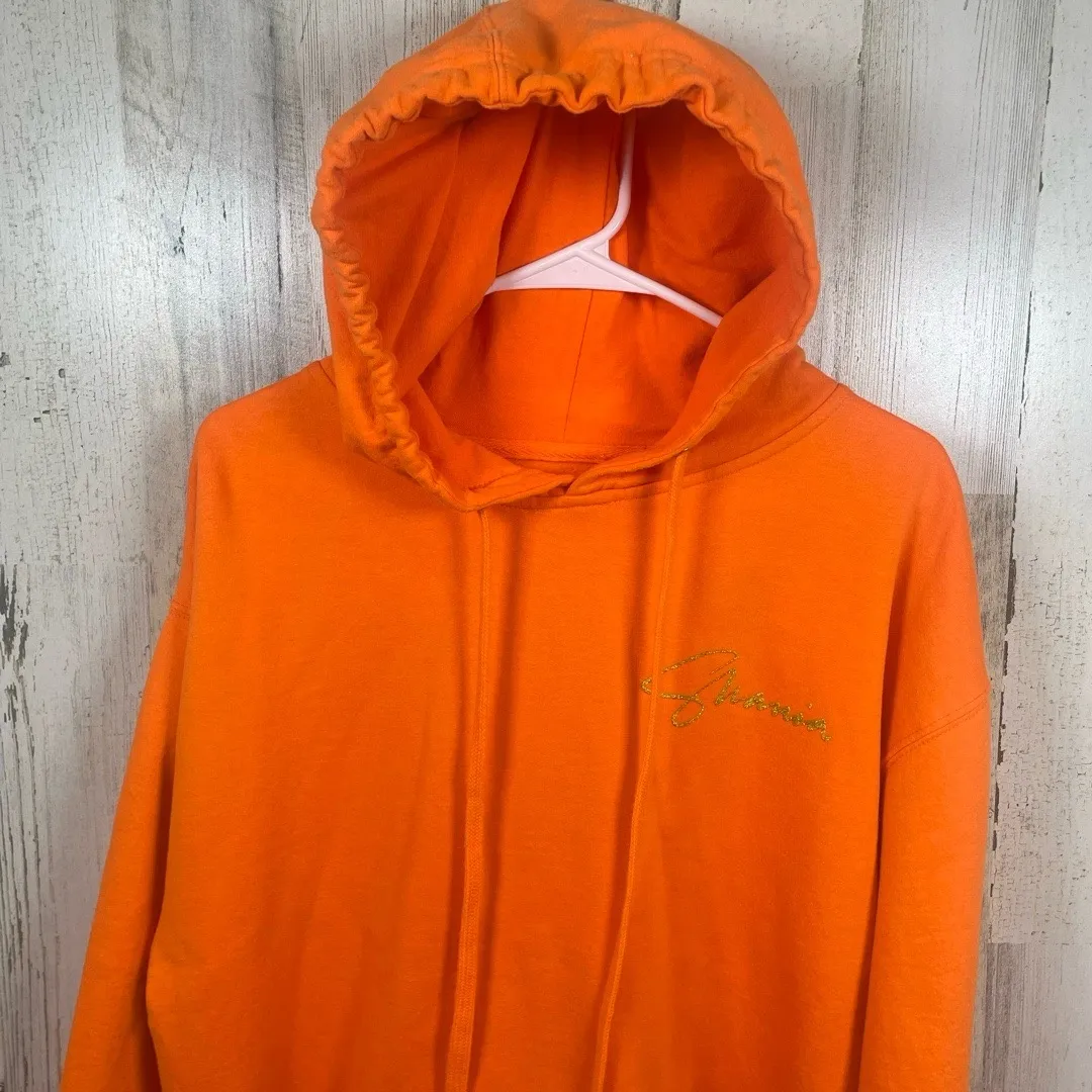 Shania Twain Queen Of Me Tour Hoodie Sweatshirt size L Orange Horse Country Size L - Image 4