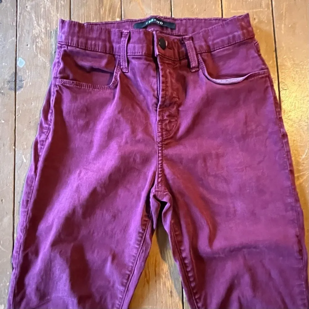 J Brand Maria Skinny Jeans Denim Mid Rise 4 Pockets - Image 2