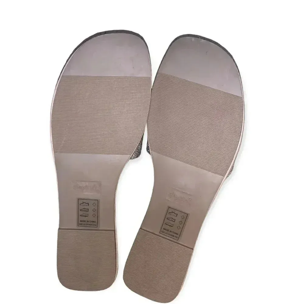 Qupid bling rhinestone Mcbling sandals - Image 3