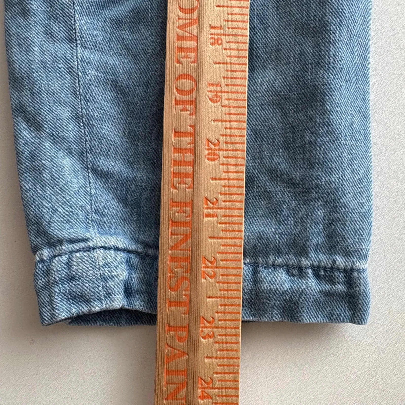 jill jill denim women's light blue chambray blazer jacket size 1X - Image 9