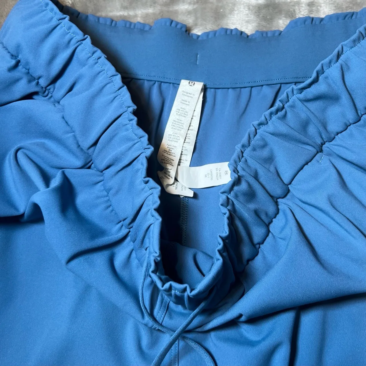 Lululemon Adapted State Perforated Jogger Pants Womens 12‎ Light Blue Drawstring - Image 7