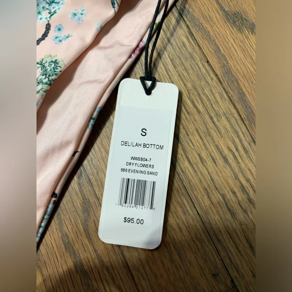 NWT We wore what Delilah bottom dry flowers evening sand small swimsuit - Image 4