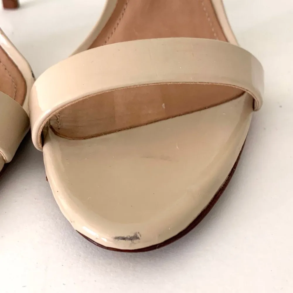 SCHUTZ Cady Lee Nude Patent Sandal Size 9.5 - Image 9