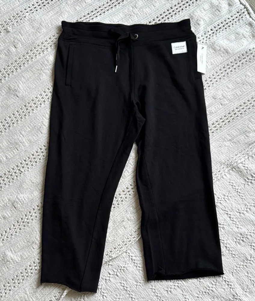 Calvin Klein Black Joggers with Relaxed Fit - Image 2