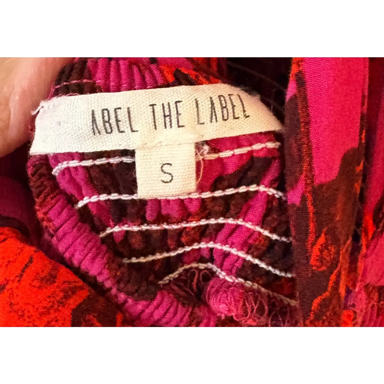 Able The Label by Anthropologie Floral Halter Backless Maxi Dress Size Small - Image 6