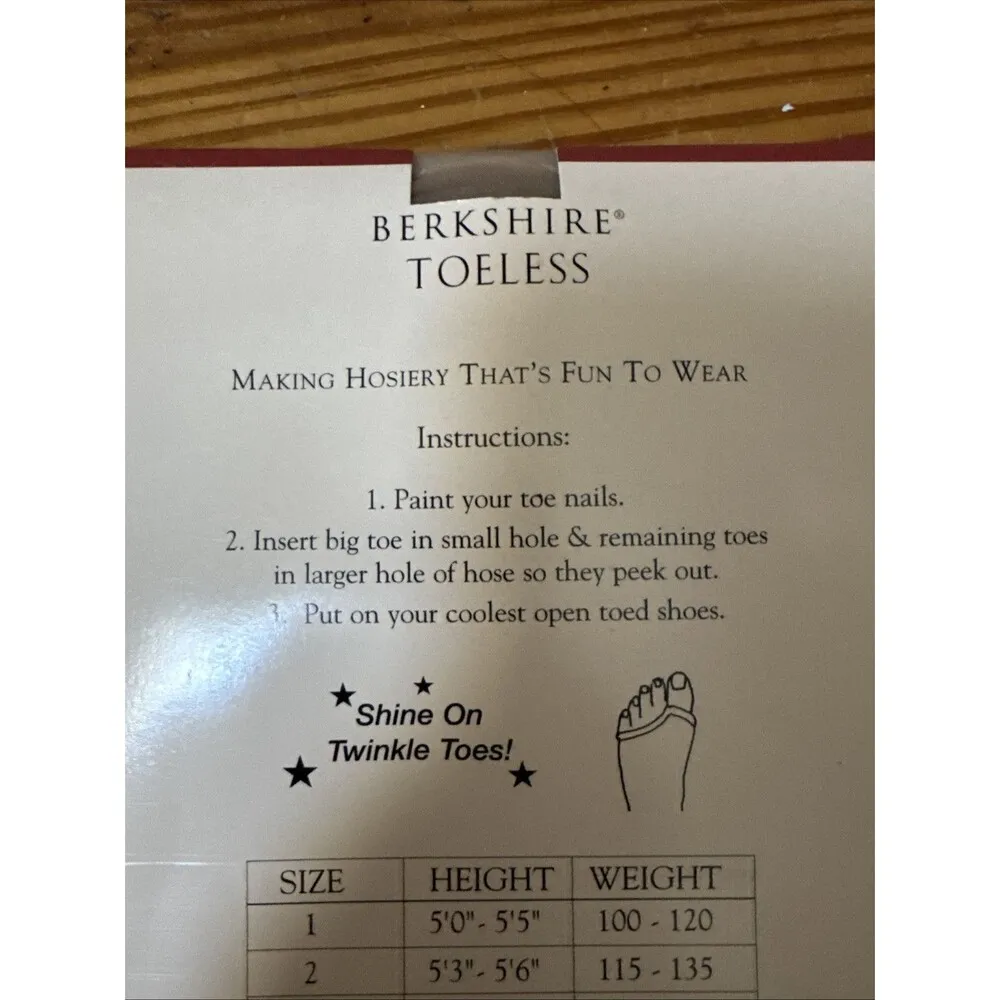 Berkshire Hose Without Toes Plus Sz 4 Nude Sheer Control Top Toeless Pantyhose - Image 3