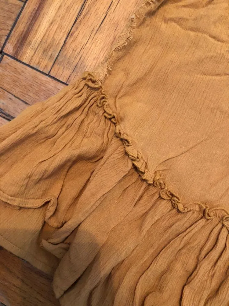 Mustard Yellow Peplum Tank - Image 6