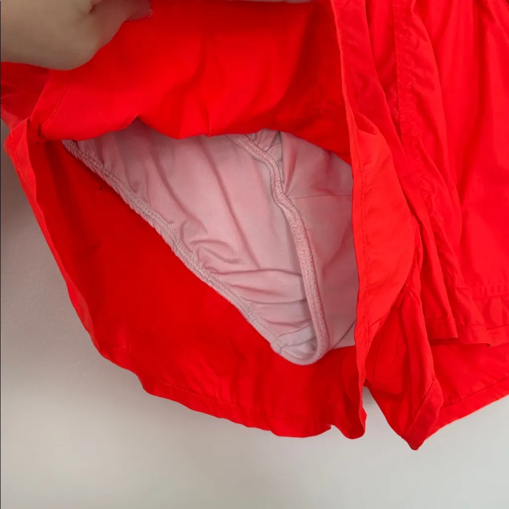 Free People Movement Noiseless Way Home Shorts Neon Orange Women’s Size Small - Image 4