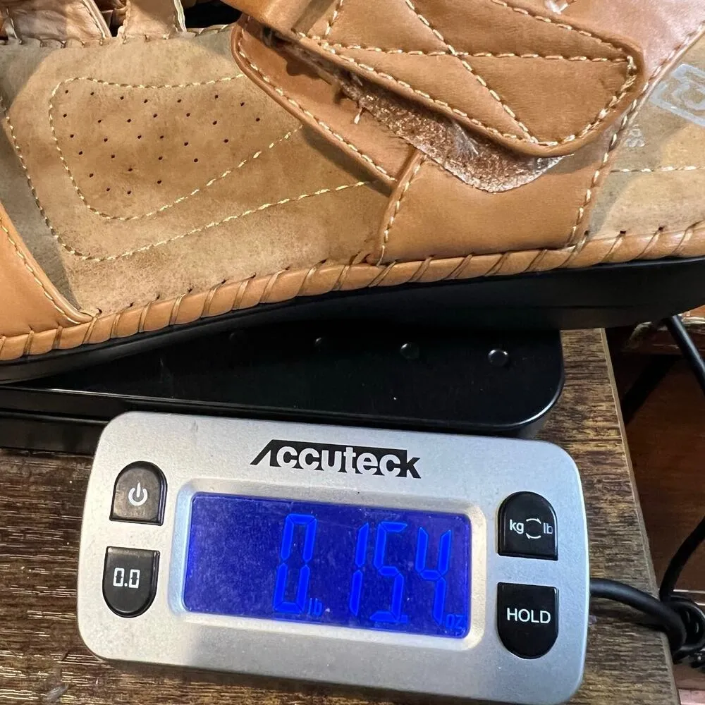 Dream Pairs Truesoft Sandals 11 Tan Low Wedge Adjustable Straps Comfort Shoes - Image 15