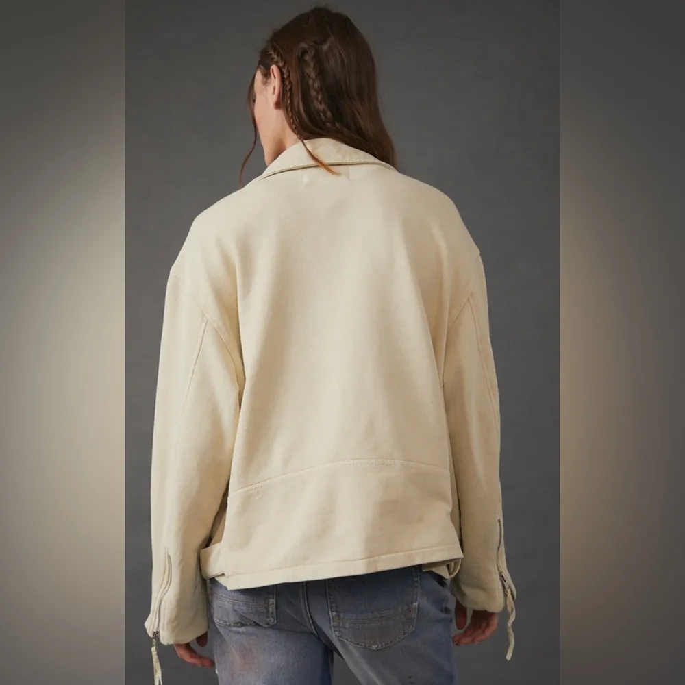 Free People Rebel Knit Oversized Moto Jacket - Image 4