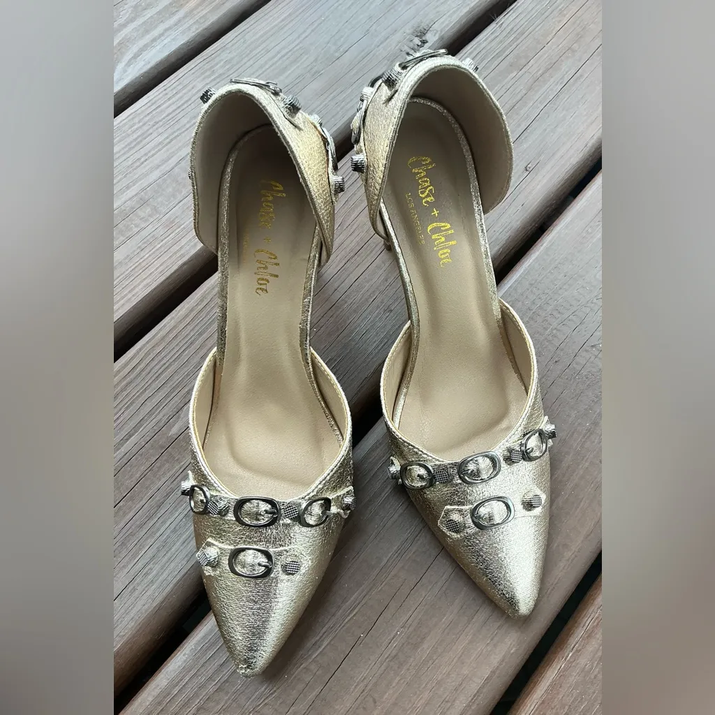Dressy STYLISH GOLD heels🌟🌟🌟 - Image 7