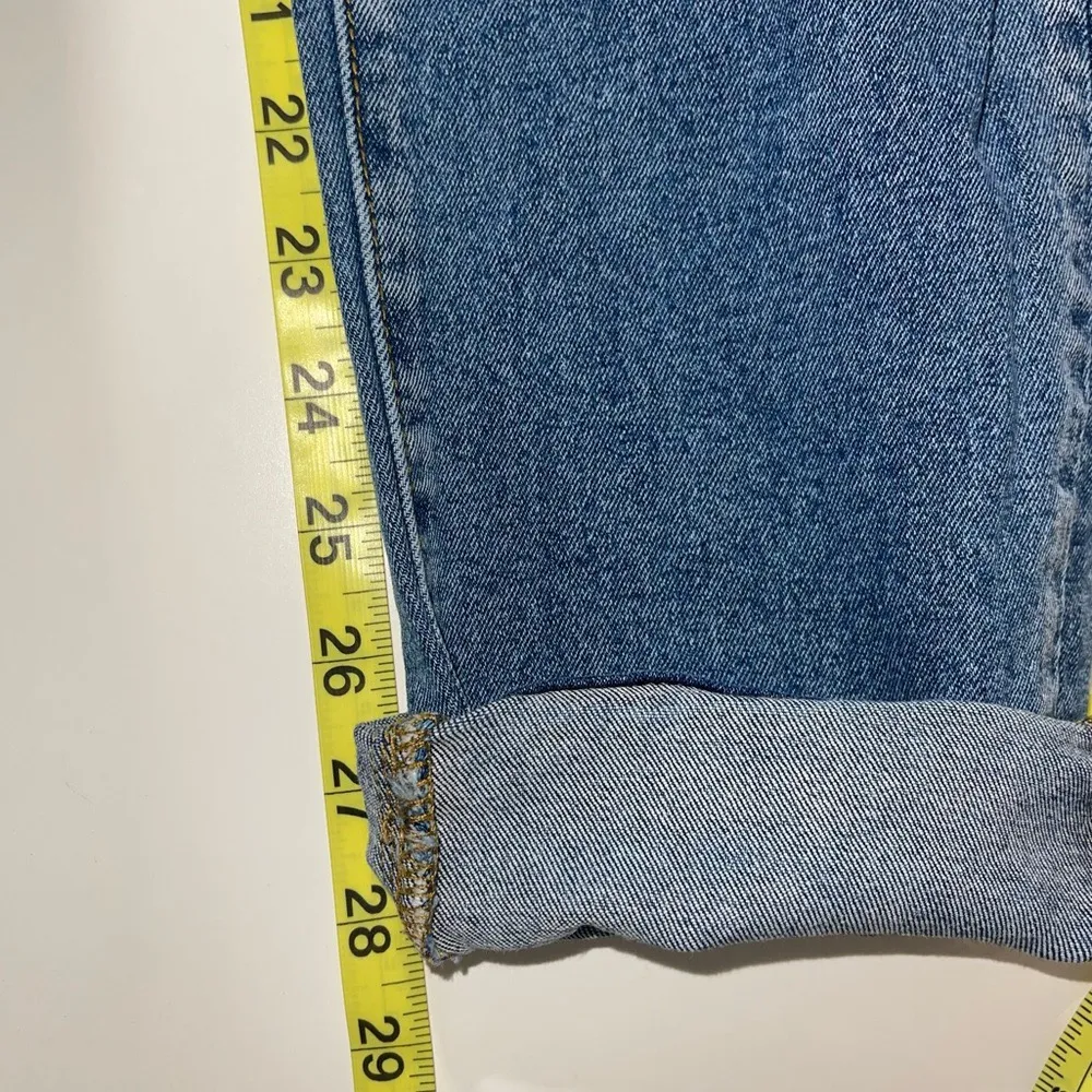 KanCan Light Wash High Rise Destructed Cuffed Ankle Boyfriend Jeans - Image 13