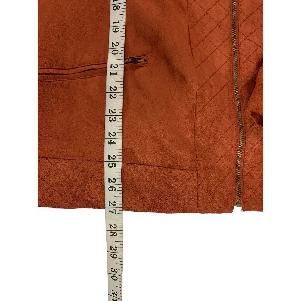 Dressbarn Women's Rusty Orange Jacket - Image 5