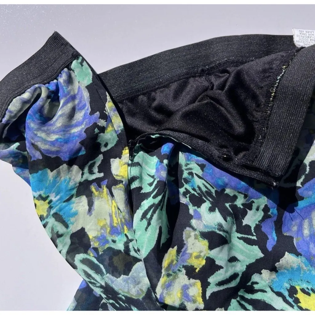 Vintage Mimi Chica Crazy Cat Lady Print Long Skirt Sundress Women’s Sz Medium - Image 9