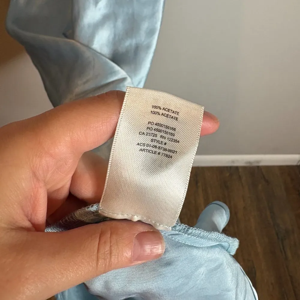 Aritzia Babaton Lato Dress Midi Halter Slip in Dream Blue - Image 4