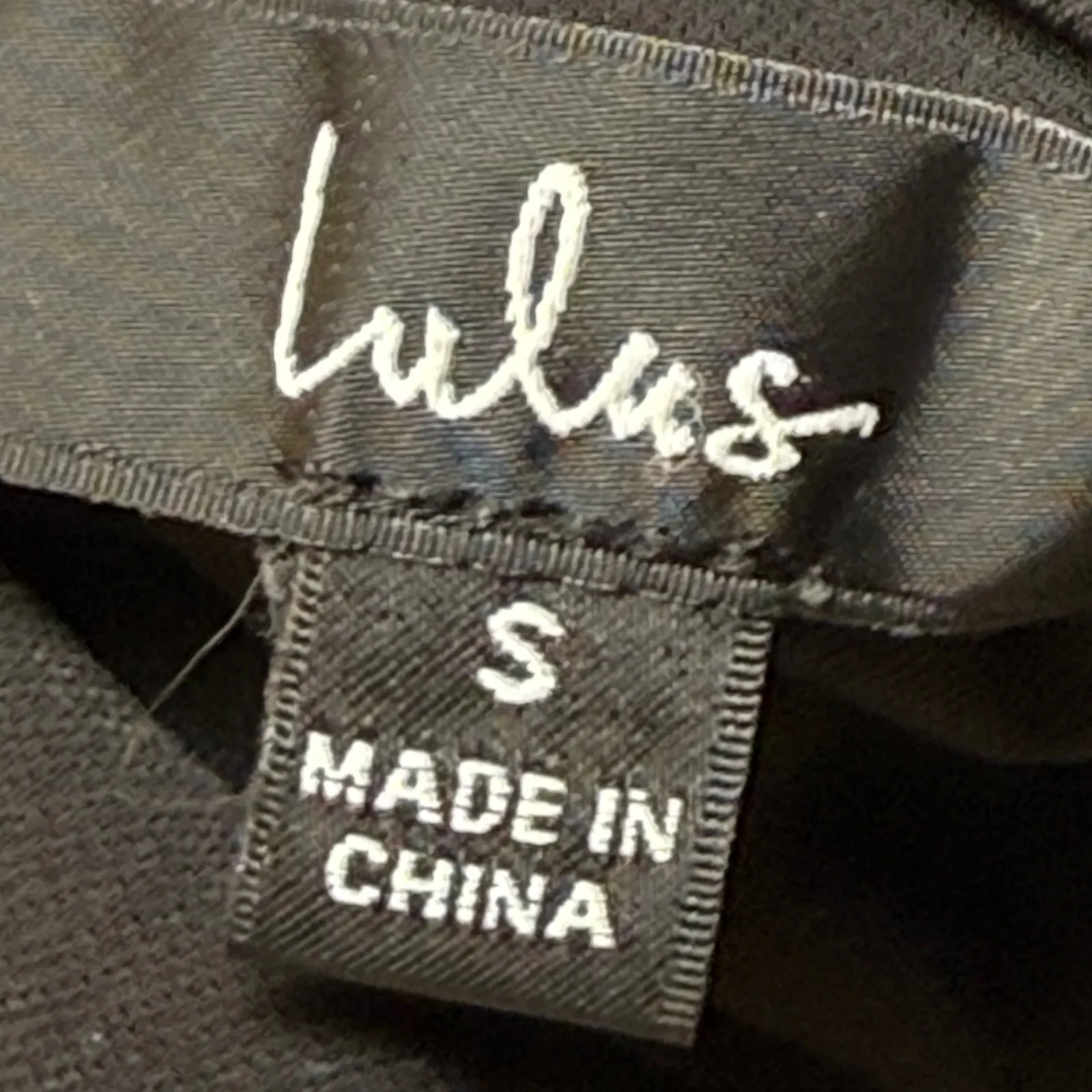 Lulus Black V Neck Spaghetti Strap Draped Midi evening Party elegant Dress S - Image 3