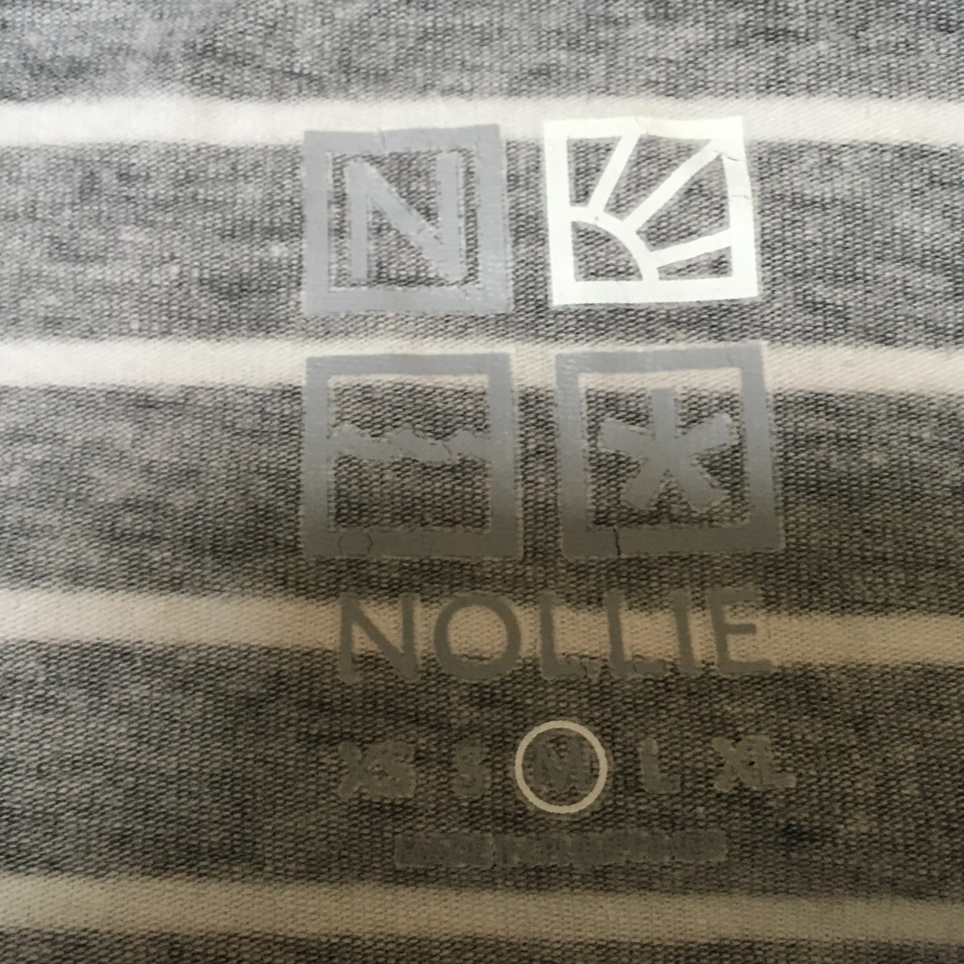 Nollie Black & White Striped Low Back Top Medium - Image 5