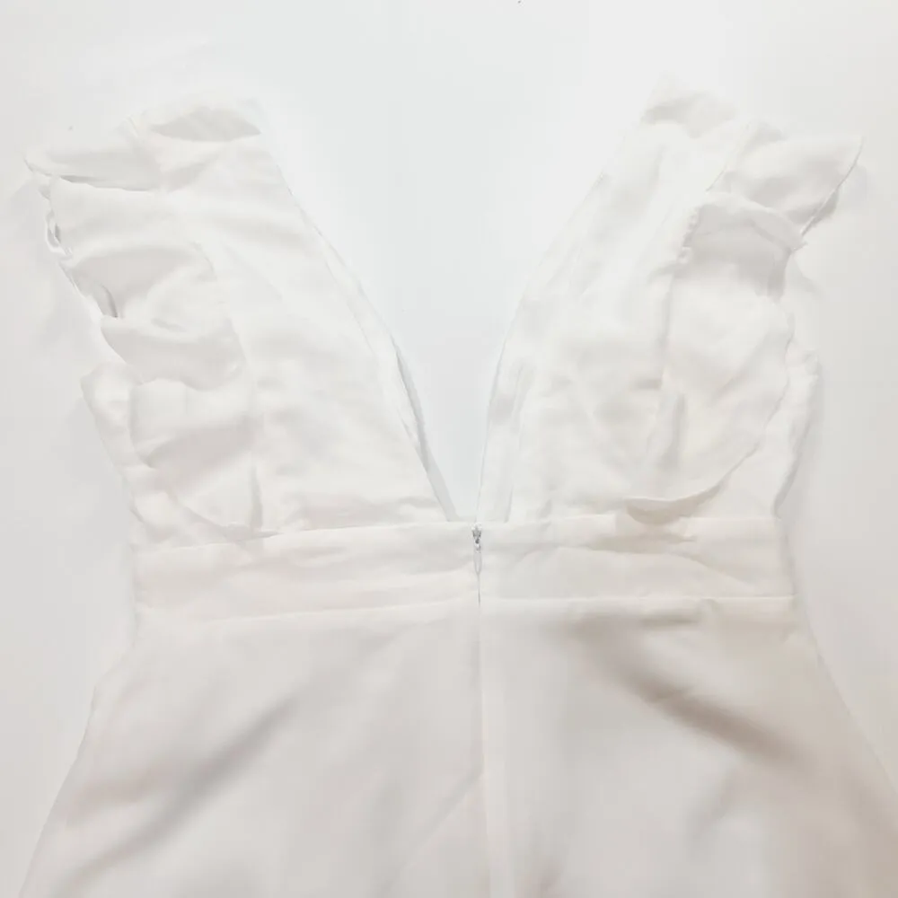 Superdown Harlow Mini Dress in White Medium - Image 8