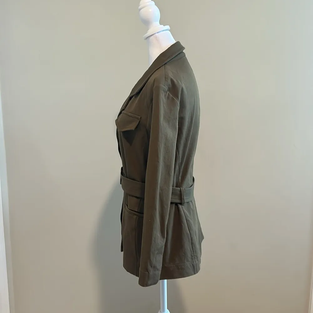 MM Lafleur The Emalis Jacket Eco Better Than Denim In Oregano Green Size 4 - Image 11