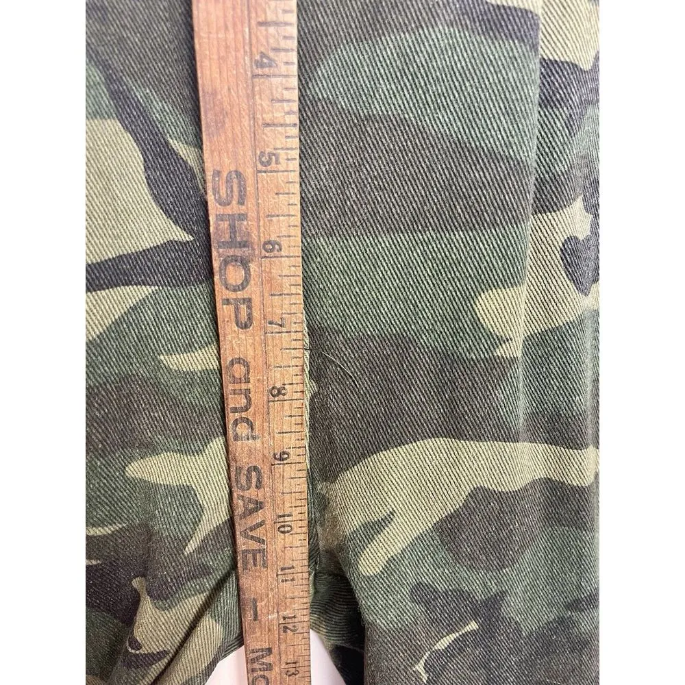 Princess Polly XX‎ Pants Jeans Wide Leg US Size 4 Camo Hi-rise - Image 7