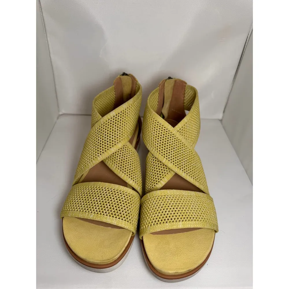 Eileen Fisher Women's Yellow Kitts Sandal size 8 - Image 6