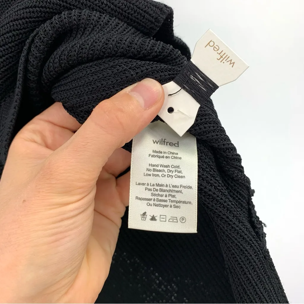 Wilfred  Palmier Tunic Sweater Black S - Image 6