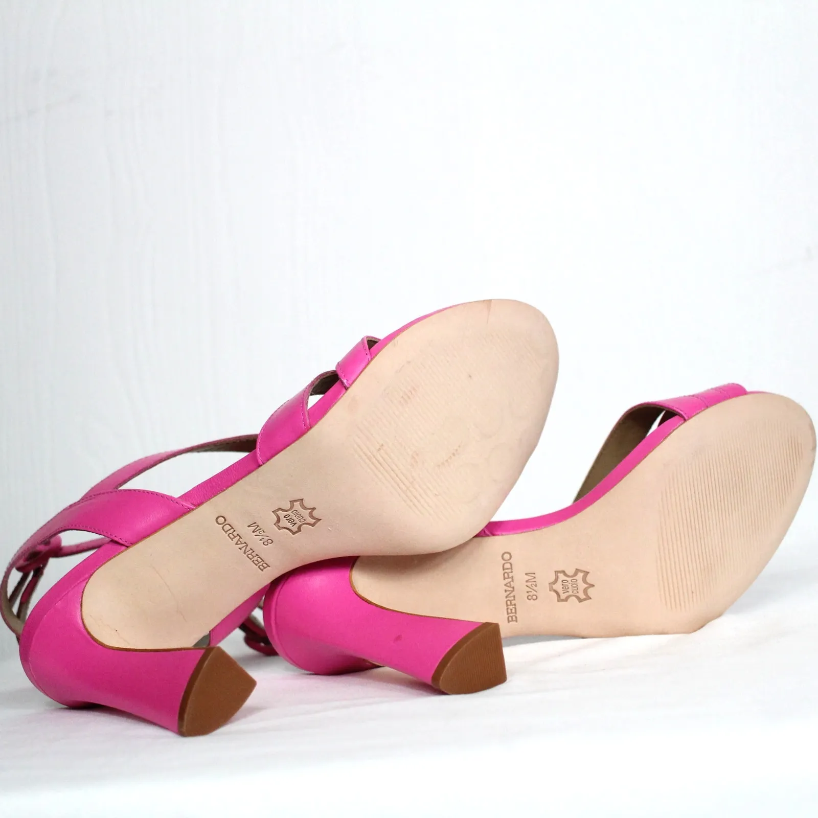 Bernardo Leslie Heels Size 8.5 NWOB Barbiecore Pink - Image 5