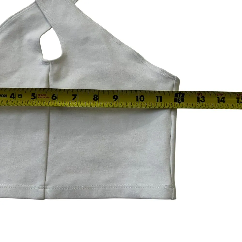 Sunday Best White Aritzia Halter Crop Top Women Tank Top Size XS | 71 - Image 5