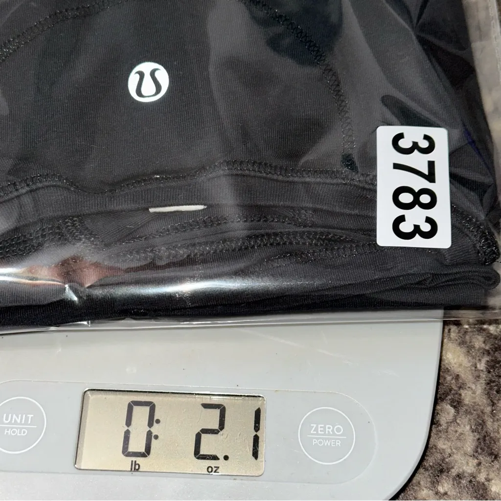 Lululemon Women’s Sz 4 Black Cotton Blend Slim Git Crewneck Short Sleeve T-Shirt - Image 5