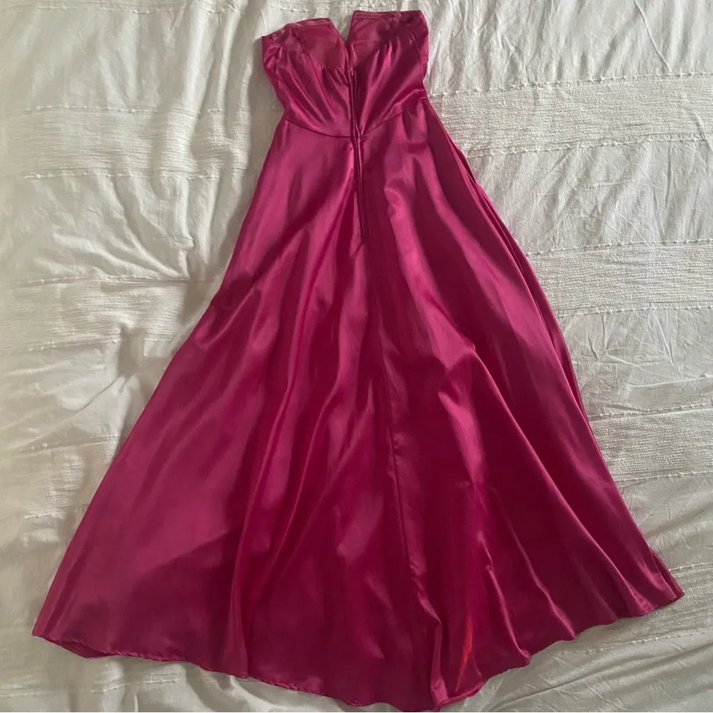 Strapless Ballgown Dress (Size 2) - B. Darlin - Barbiecore Energy! - Image 4