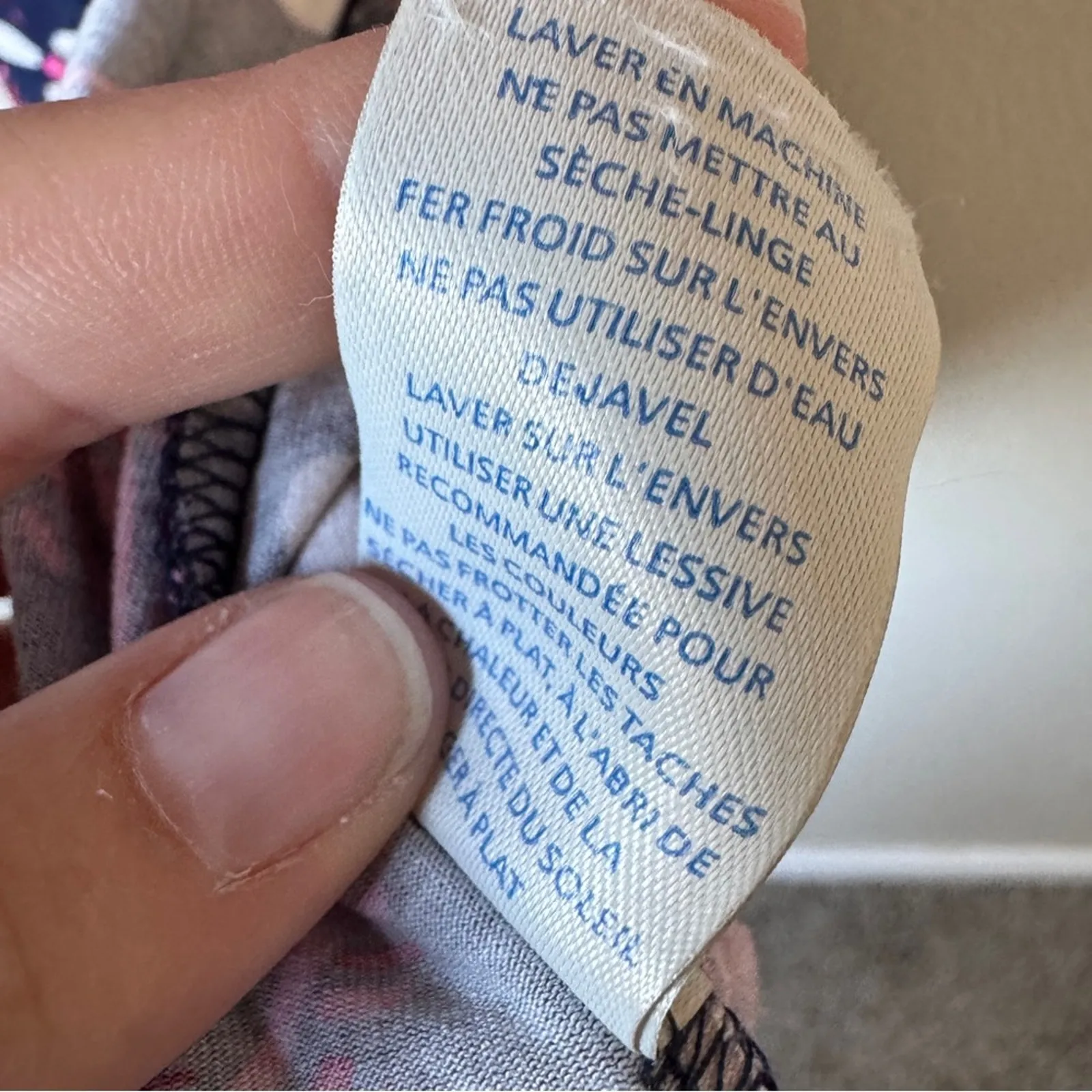 Boden Pink Blue Floral Mini Wrap Dress Womens 6P Classic Fall Casual Modest - Image 3