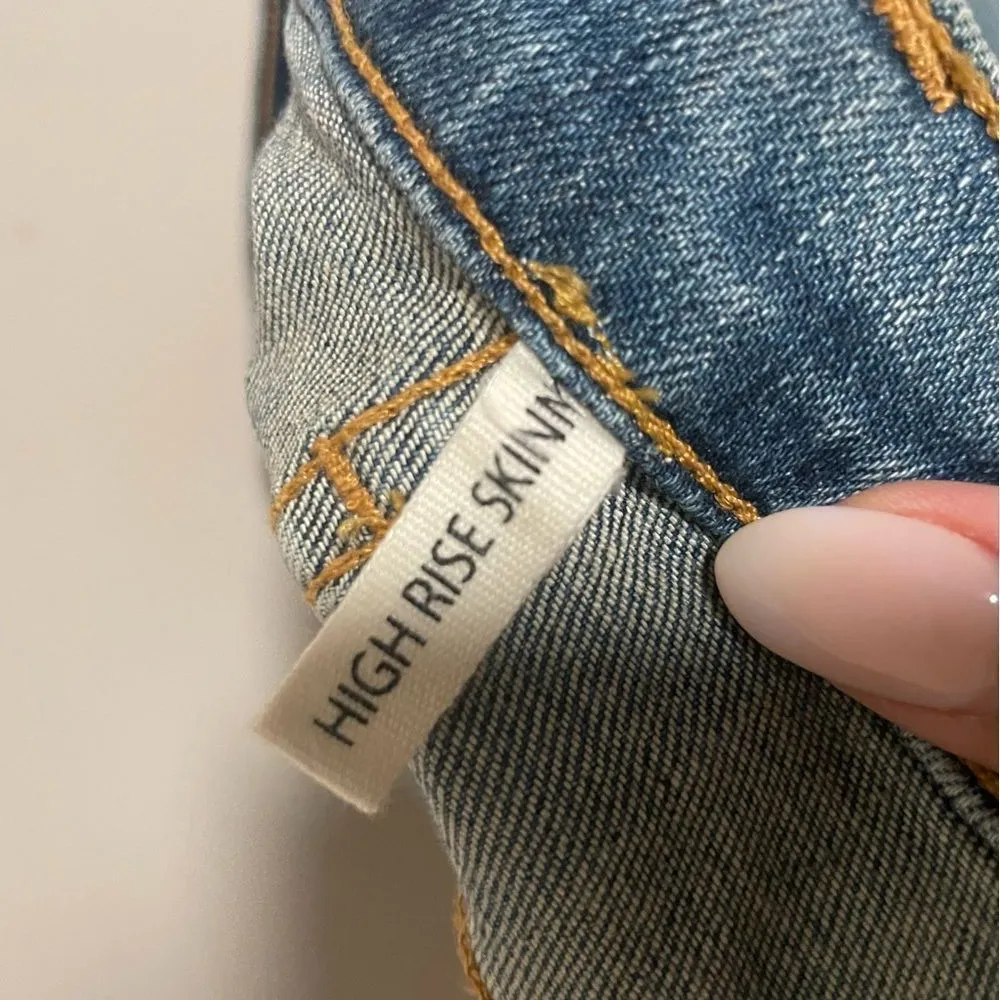 Rag & Bone High Rise Skinny Clean Street Water- Size 27 - Image 12