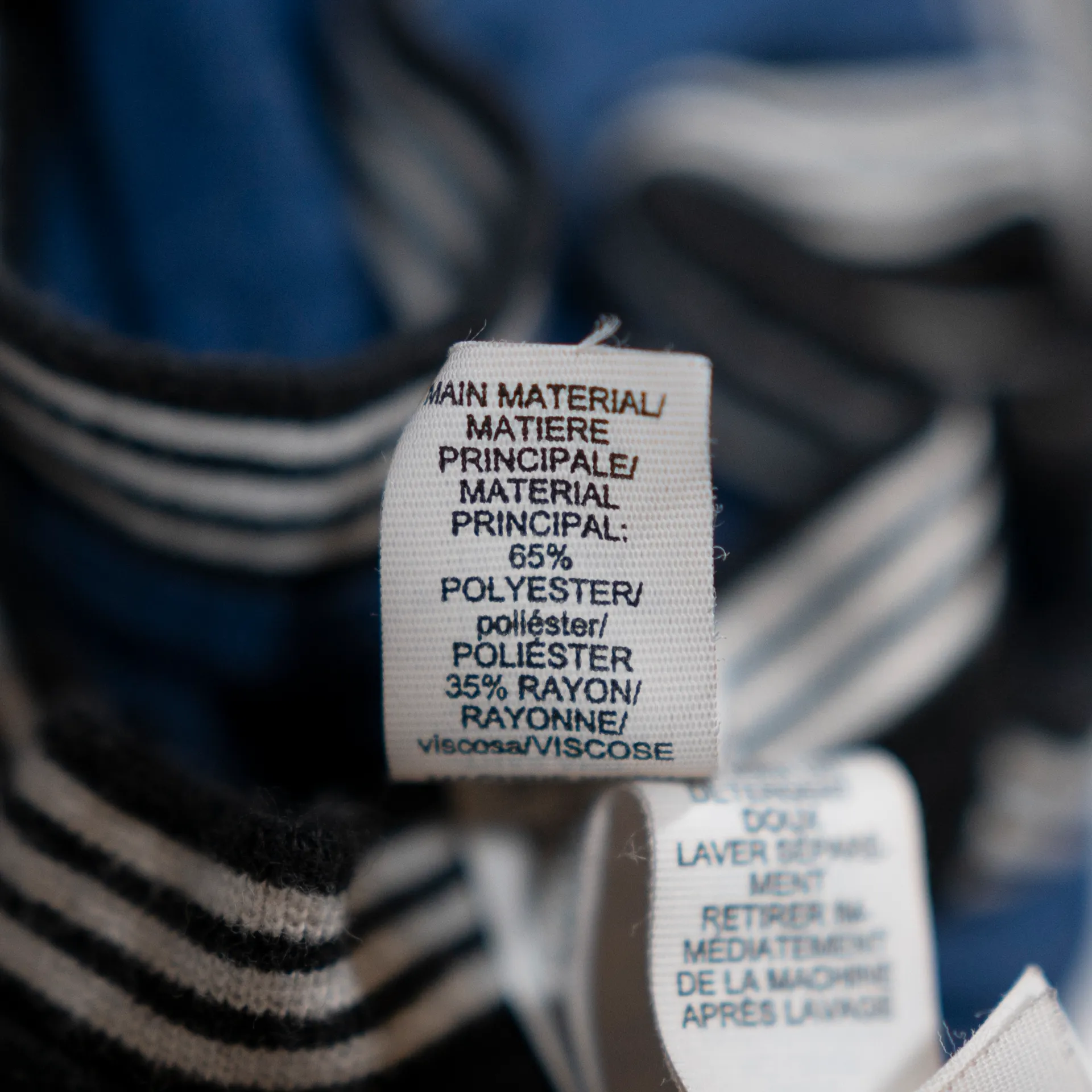 Adidas  Women's Crew Neck Sleeveless Stripe Trim Muscle Tank Top Shirt Blue S  - Image 3