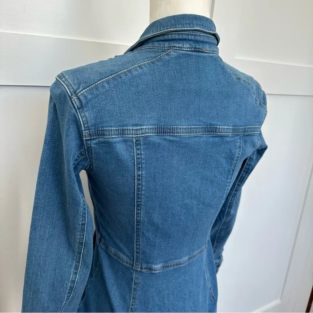 Free People Dynomite Denim Dress - Image 7