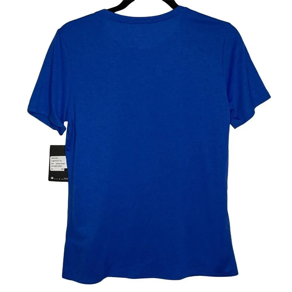 NWT Nike Women's Dallas Short Sleeve Crewneck Tee Royal Blue Size M Medium - Image 2