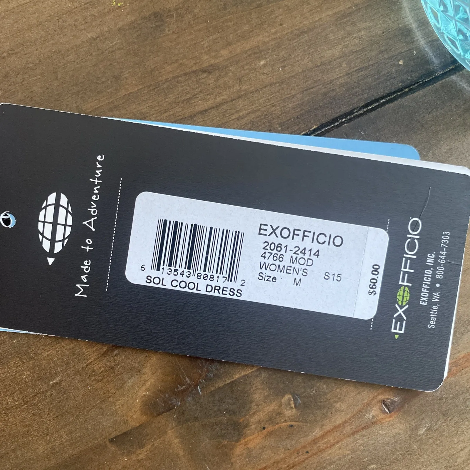 Exofficio Womens Medium Sol Cool Dress New Made to Adventure Outdoor Pocket Purple - Image 8