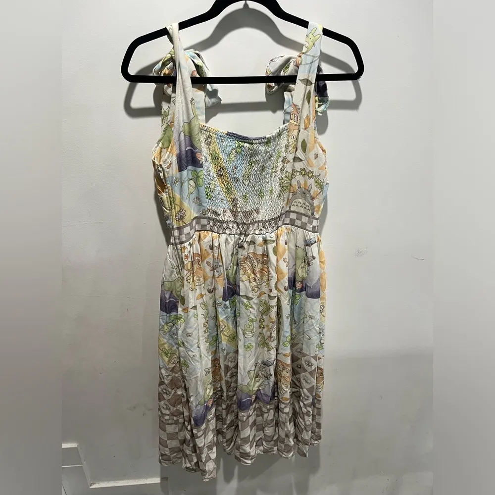 Studio Ghibli My Neighbor Totoro Mosaic Midi Dress - Image 4