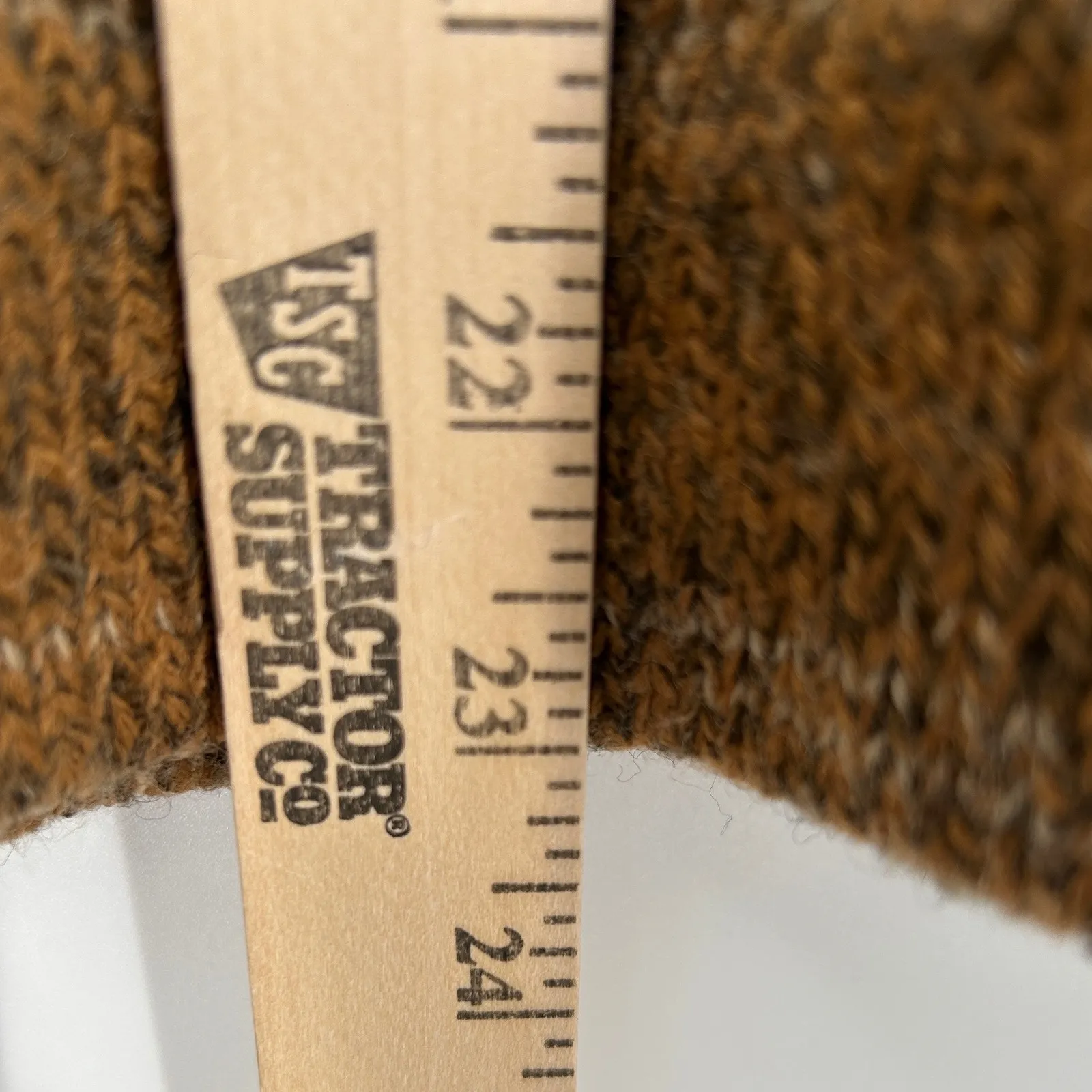 Kenji Women's Wool Blend Brown Marled Knit Button Cardigan Sweater Jacket Size L Size L - Image 5